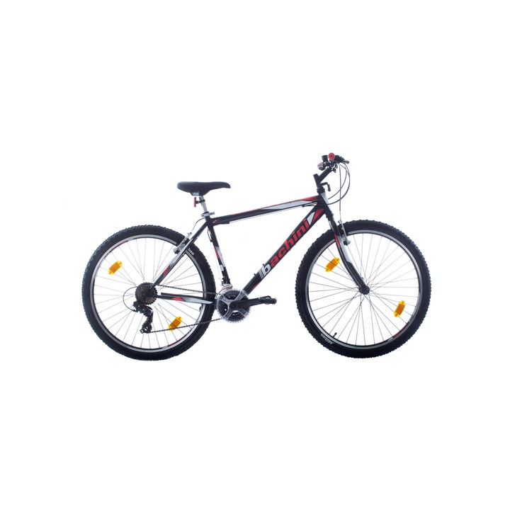 Градски велосипед BACHINI PRO 27.5", Черен/Червен