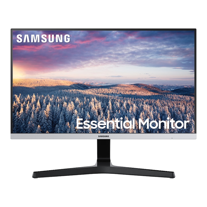 SAMSUNG LS24R35AFHUXEN monitor, 23.8" VA, 1920x1080, 16:9, 250cd/m2, 5ms, 75Hz, VGA, HDMI, fekete