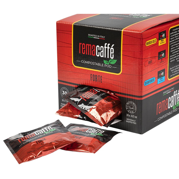 Кафе дози REMACAFFE Forte, E.S.E. pod, 30 броя