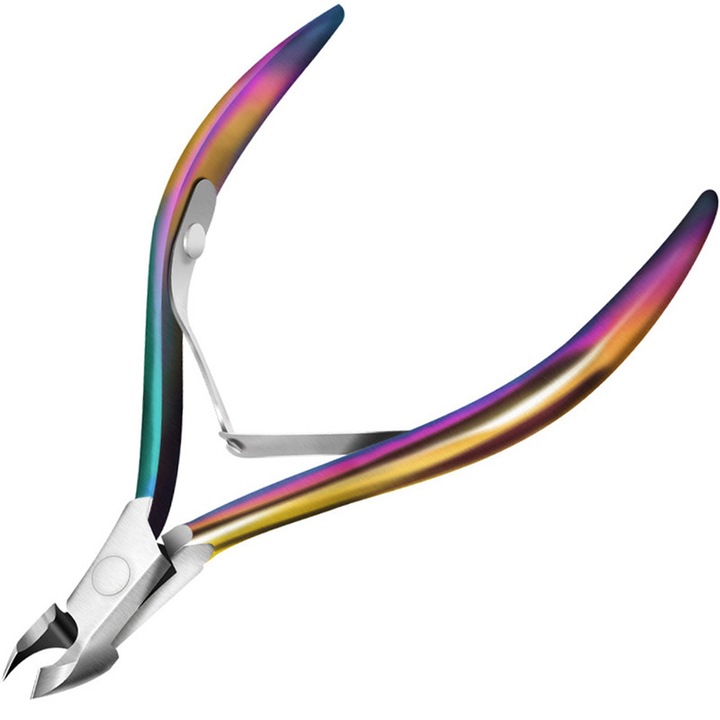 Cleste pentru cuticule, Supertina, Otel inoxidabil, Multicolor