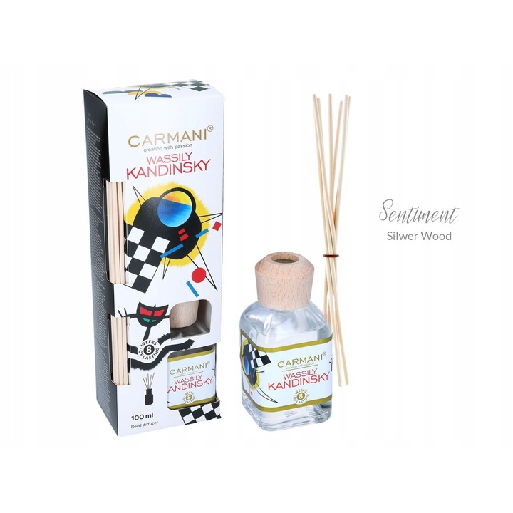 Illatosított fa pálcikák, Carmani, 100 ml
