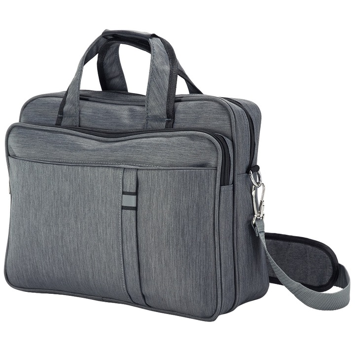 Geanta laptop, Benzi, BZ 5666, 14", Gri