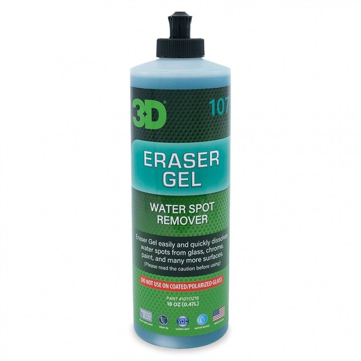 Solutie Indepartare Pete Calcar 3D Eraser Gel, 473 ml