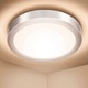 Плафон, Osram, Алуминий, LED, Кръгъл, 15W, 1800 Lm, 17.5 x 2.5 cm, Сребрист/Бял