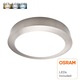 Плафон, Osram, Алуминий, LED, Кръгъл, 15W, 1800 Lm, 17.5 x 2.5 cm, Сребрист/Бял