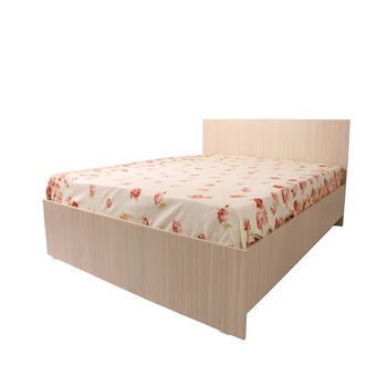 Pat matrimonial Larisa, 144x204 cm, Stejar Ferarra, fara saltea Pat matrimonial Larisa, 144x204 cm, Stejar Ferarra, fara saltea