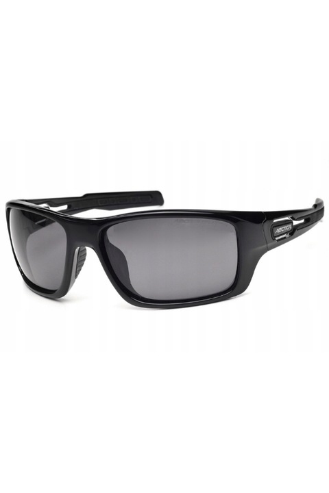 Ochelari de soare pentru barbati, Arctica, Lentile polarizate, Policarbonat, Negru, Marime Universala