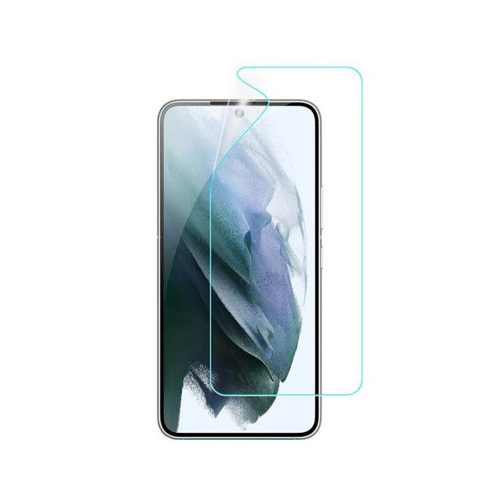 Folie de protectie GSM Box compatibila cu Samsung Galaxy S22 Ultra, Silicon, HD