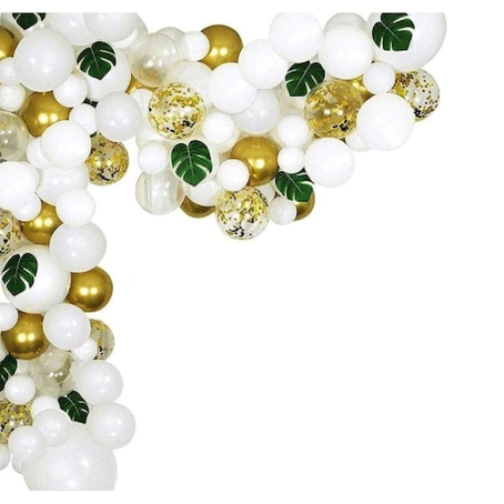 OEM parti lufi szett, kiegészítők, évfordulóra vagy születésnapra, játéktermekhez, 100 db