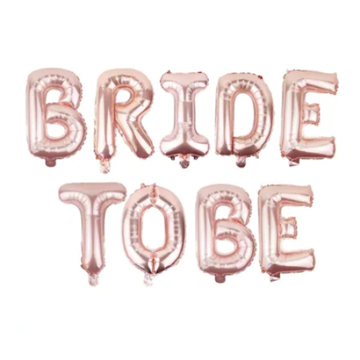 Balloon Bride, Mimosa Party Shop, rózsaszín arany