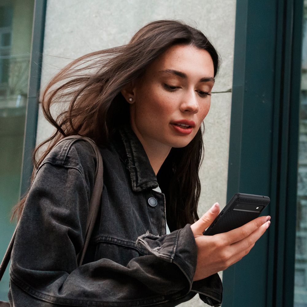 Калъф Spigen Liquid Air за Google Pixel 6A, Matte Black eMAG.bg