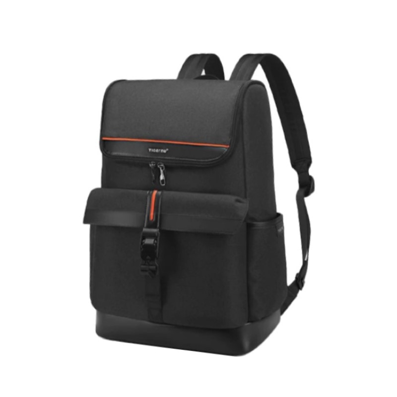Rucsac laptop 15.6", smart casual, impermeabil, cu buzunar antifurt, Tigernu, 45x32x15 cm, Negru