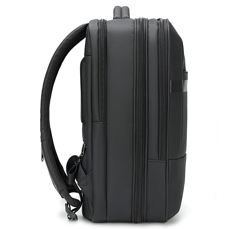 Rucsac laptop 15.6", business pentru calatorii, cu buzunar antifurt, Tigernu, 42x32x17,5 cm, Negru