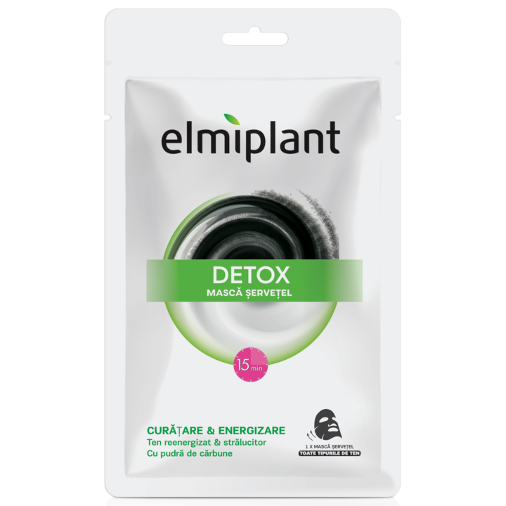 Masca servetel Elmiplant Detox, 20 ml
