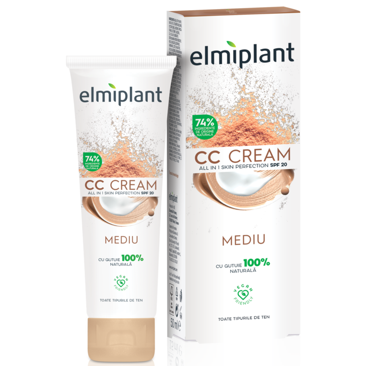 Crema de fata CC Elmiplant Day Cream Medium, 50 ml