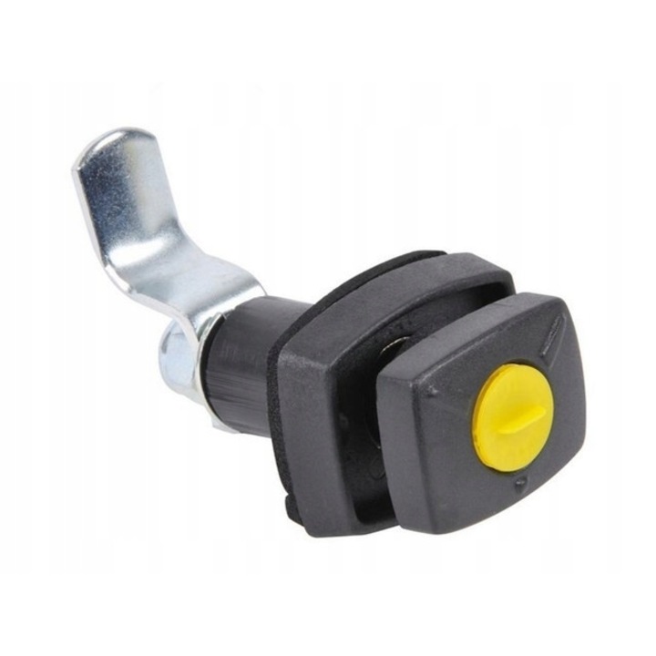 Ключалка за каравана Fjord, пластмаса, черен/сребрист