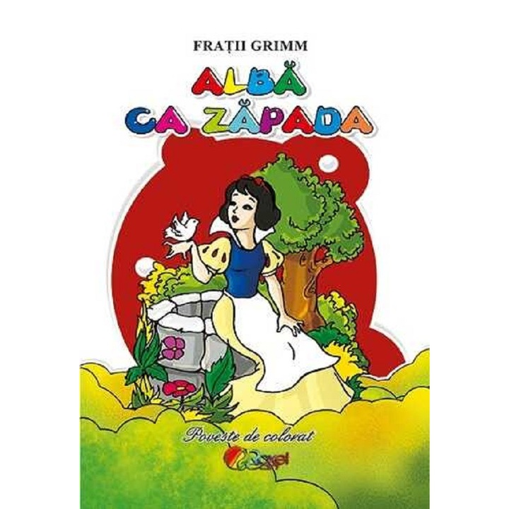 Alba Ca Zapada. Poveste De Colorat - Fratii Grimm