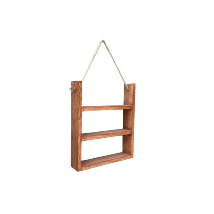 Raft de perete pentru baie, Ebiswald, 40x50x9.4 cm, palisandru