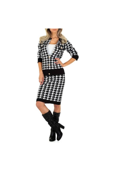 Costum Emma Ashley C018 culoare negru, marime S/M