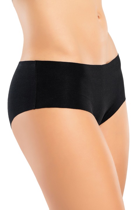 Csípő bugyikészlet - 2 db Supima pamut és elasztán, lézeres vágás, Turen, Fekete