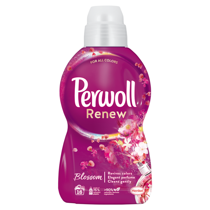 Течен перилен препарат Perwoll Renew Blossom, 16 изпирания, 960 мл