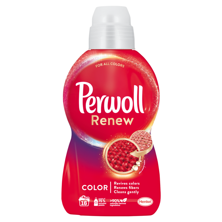 Течен перилен препарат Perwoll Renew Color, 16 изпирания, 960 мл