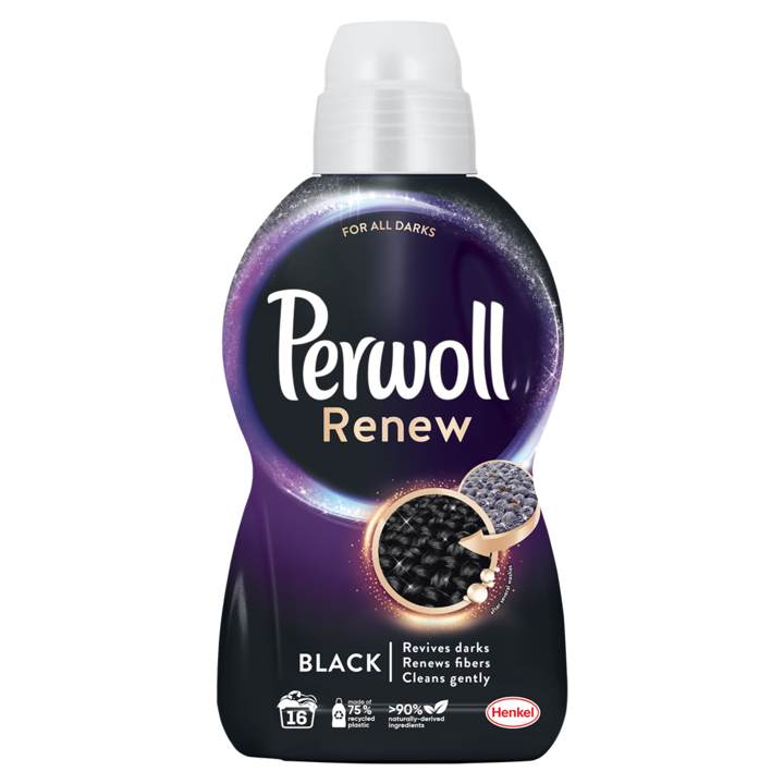 Detergent lichid pentru rufe Perwoll Renew Black, 16 spalari, 960 ml