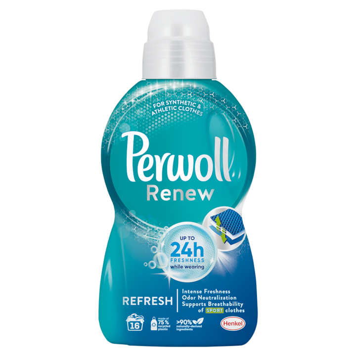 Течен перилен препарат Perwoll Renew Refresh, 16 изпирания, 960 мл