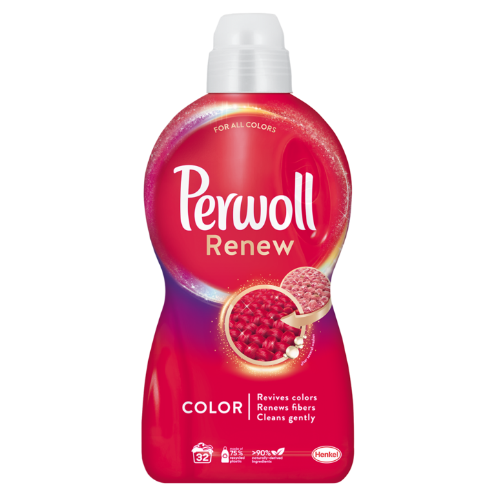 Detergent lichid pentru rufe Perwoll Renew Color, 32 spalari, 1.92 l