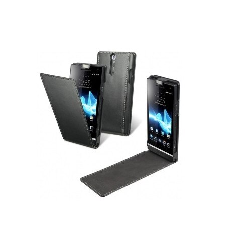 Husa Muvit Flip Sony Xperia U Neagra