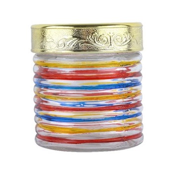 Borcan din sticla pictat manual ,850 ml Borcan din sticla pictat manual ,850 ml