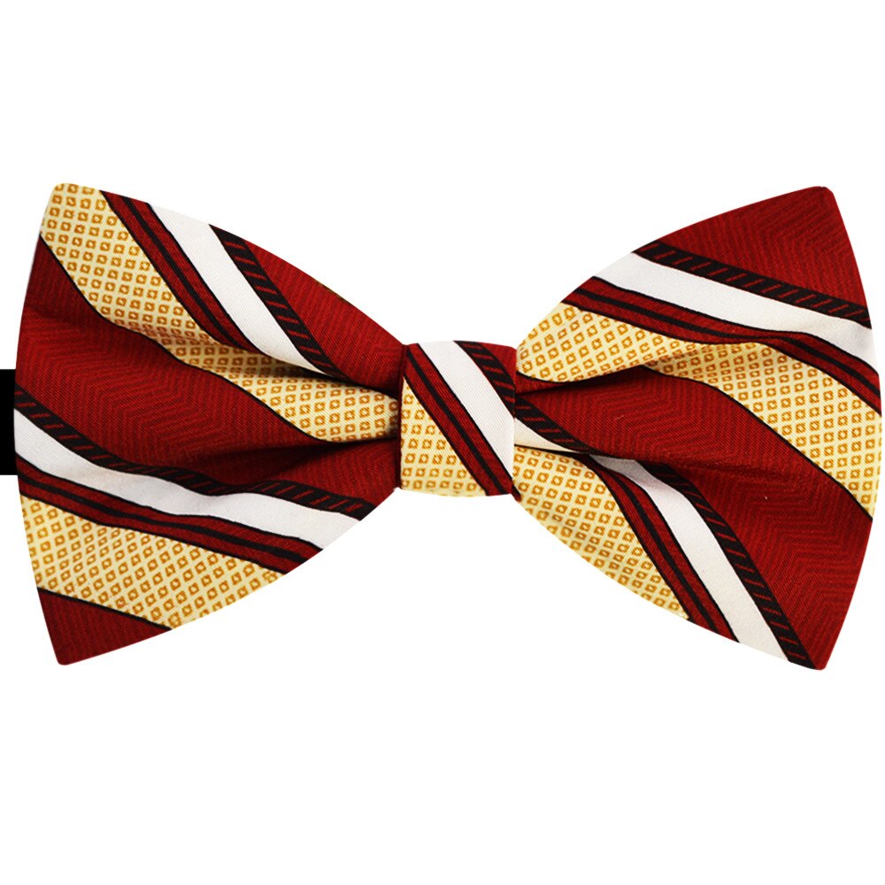 Papion barbati, rosu bordo, LUXURY STYLE