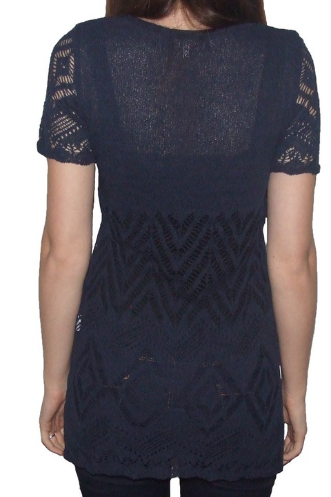 Cardigan trei nasturi bleumarin Irina She, M, de dama