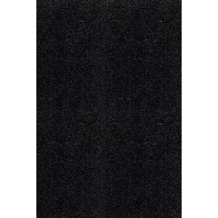 Covor Shaggy, Ayyildiz, Dream, 80x150 cm, Polipropilen, 5 cm, 62 000 Puncte/m², PP Shaggy, Dreptunghiular, Spate Din Juta Naturala, Oeko Tex Standard 100, Uni, Fir Lung, Pentru Interior, Antracit