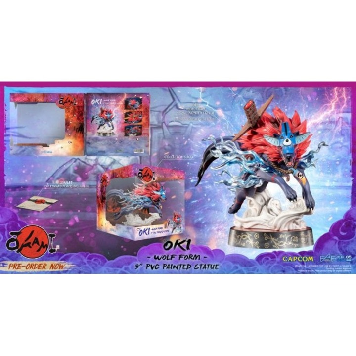 First4Figures - Okami (Oki - Wolf Form) -Figura