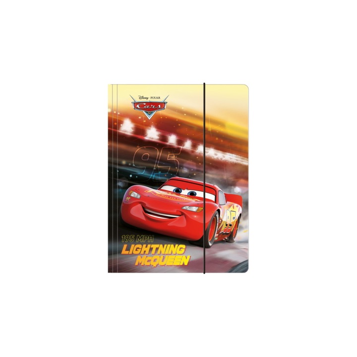 Verdák A/4 gumis mappa - Lightning McQueen
