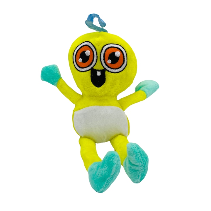 Jucarie de plus, Shop Like A Pro ®, baby waggy doll, 25cm, galben