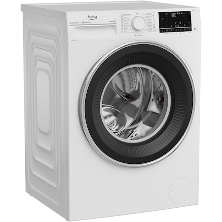Masina de spalat rufe Beko B5WFU78435WB, 8 kg, 1400 RPM, Clasa C, HomeWhiz, SteamCure, AddGarment, Motor ProSmart Inverter, 60 cm, Alb