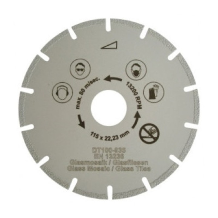 Disc pentru mozaic - Special 115x22.2mm Super Premium, DiamantatExpert - DXDH.2107.115