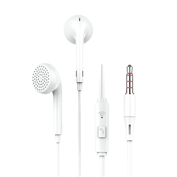 Casti stereo, Sikenai, Mufa de 3.5 mm, Alb