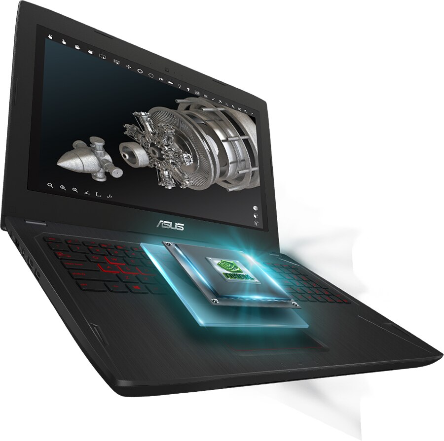 Laptop Gaming ASUS FX502VM-FY244 cu procesor Intel® Core™ i7