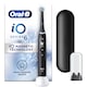 Periuta de dinti electrica Oral-B iO6 cu Tehnologie Magnetica si Micro-Vibratii, Inteligenta artificiala, Display led interactiv, Senzor de presiune Smart, Timer vizibil, 5 moduri, 1 capat, Trusa de calatorie, Negru
