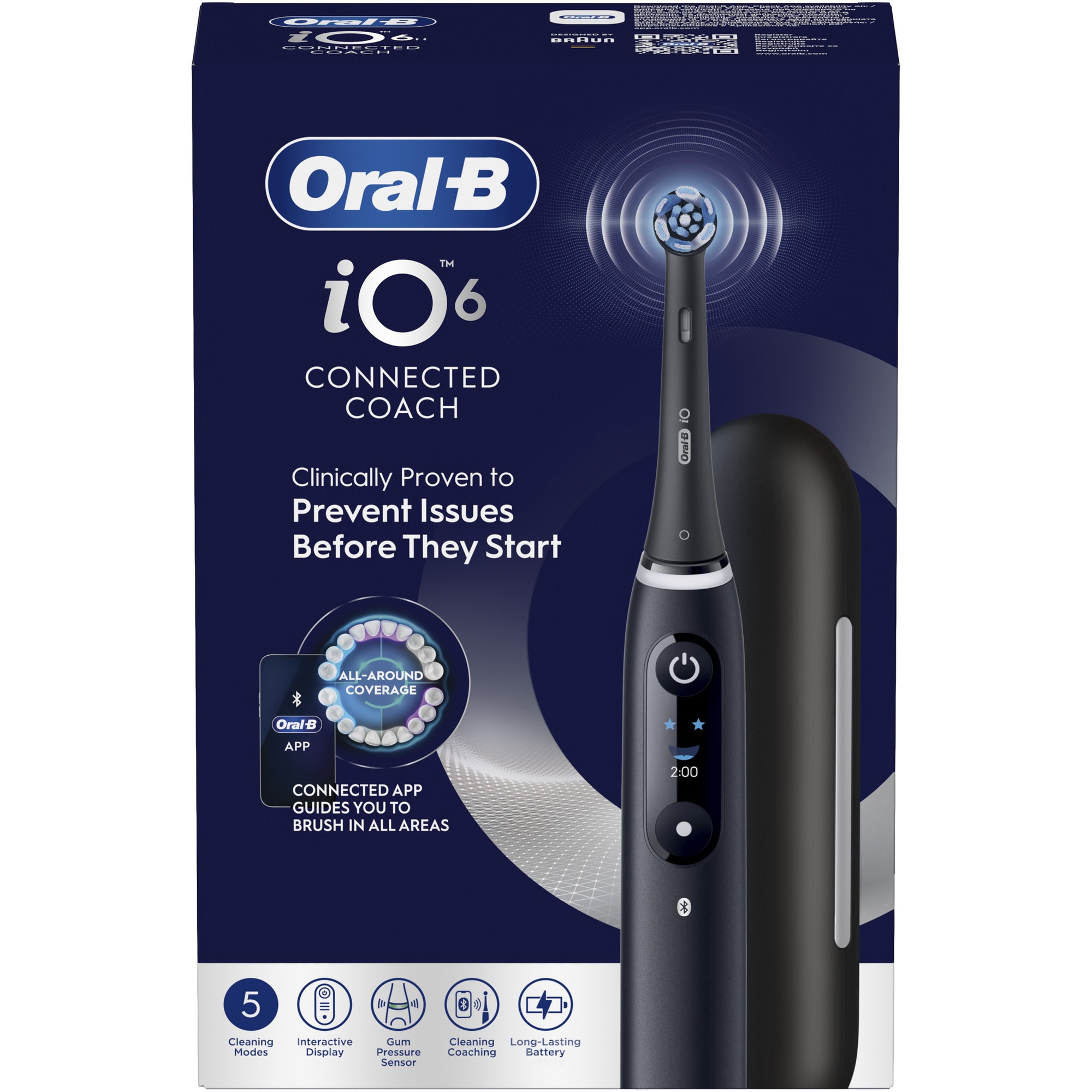Periuta de dinti electrica Oral-B iO6 cu Tehnologie Magnetica si