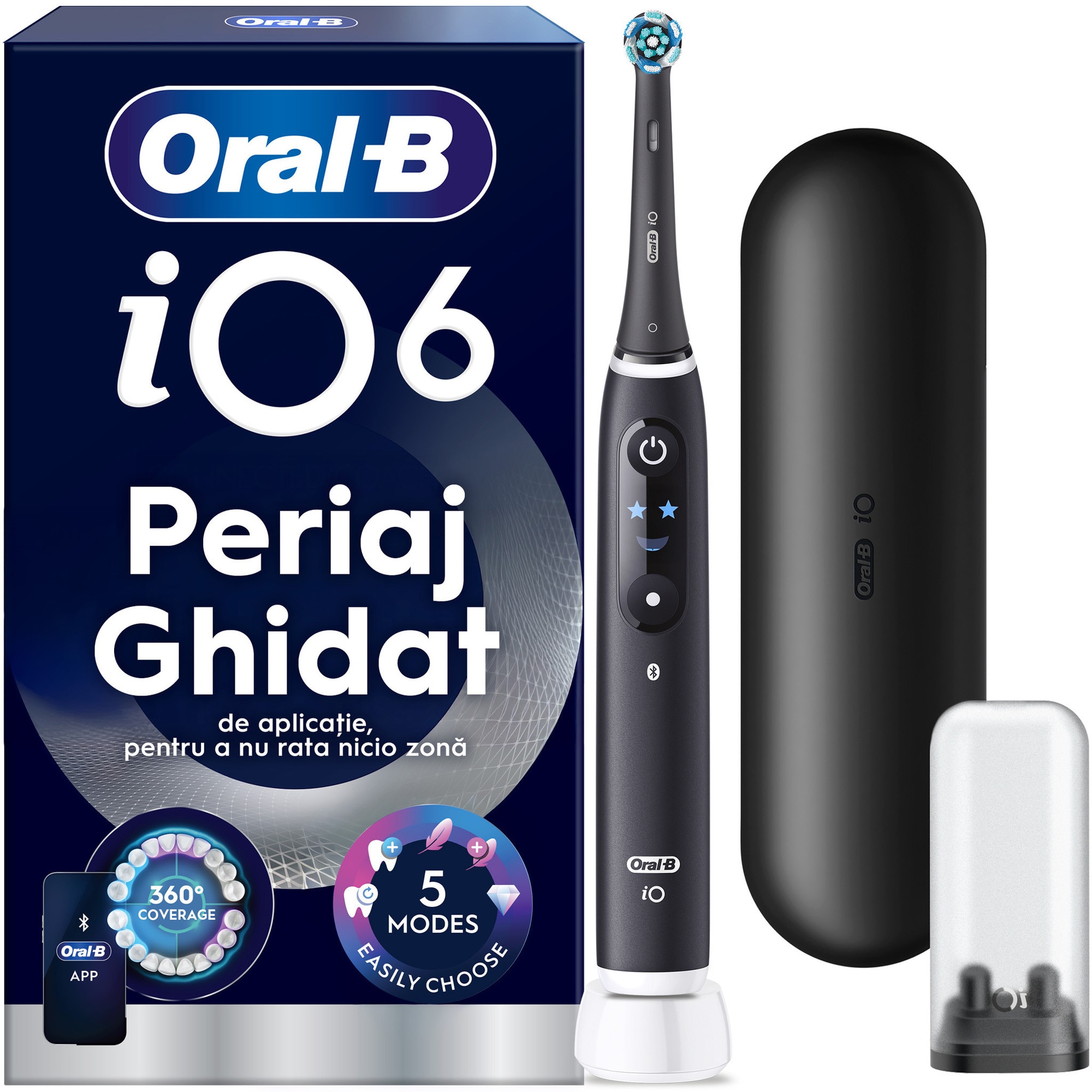 Periuta de dinti electrica Oral-B iO6 cu Tehnologie Magnetica si