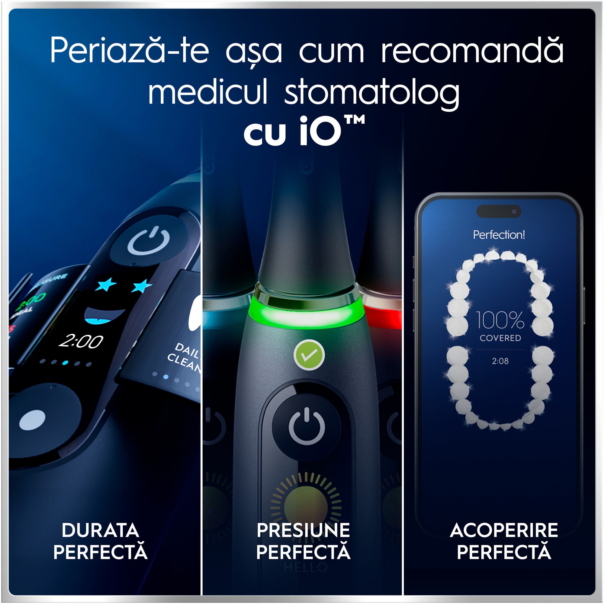 Periuta de dinti electrica Oral-B iO6 cu Tehnologie Magnetica si