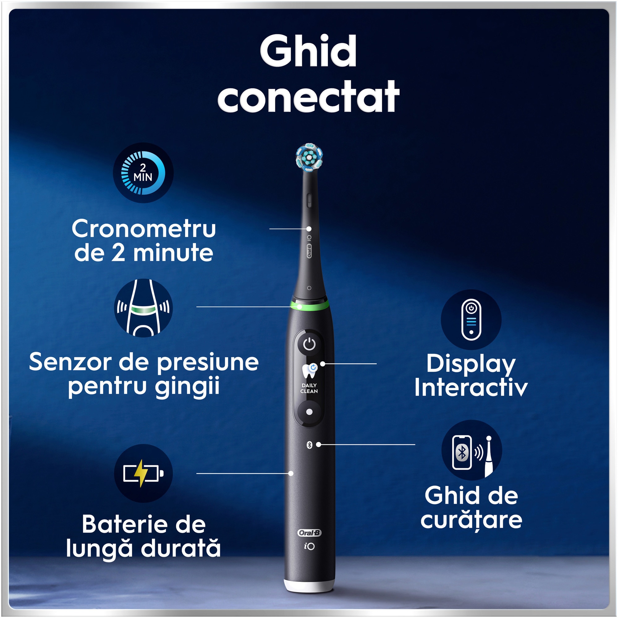 Periuta de dinti electrica Oral-B iO6 cu Tehnologie Magnetica si
