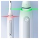 Ел. четка за зъби Oral-B iO 4, Магнитна технология и микро вибрации, Смарт сензор за натиск, 4 режима, 1 накрайник, Комплект за пътуване, Бял