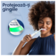 Ел. четка за зъби Oral-B iO 4, Магнитна технология и микро вибрации, Смарт сензор за натиск, 4 режима, 1 накрайник, Комплект за пътуване, Бял