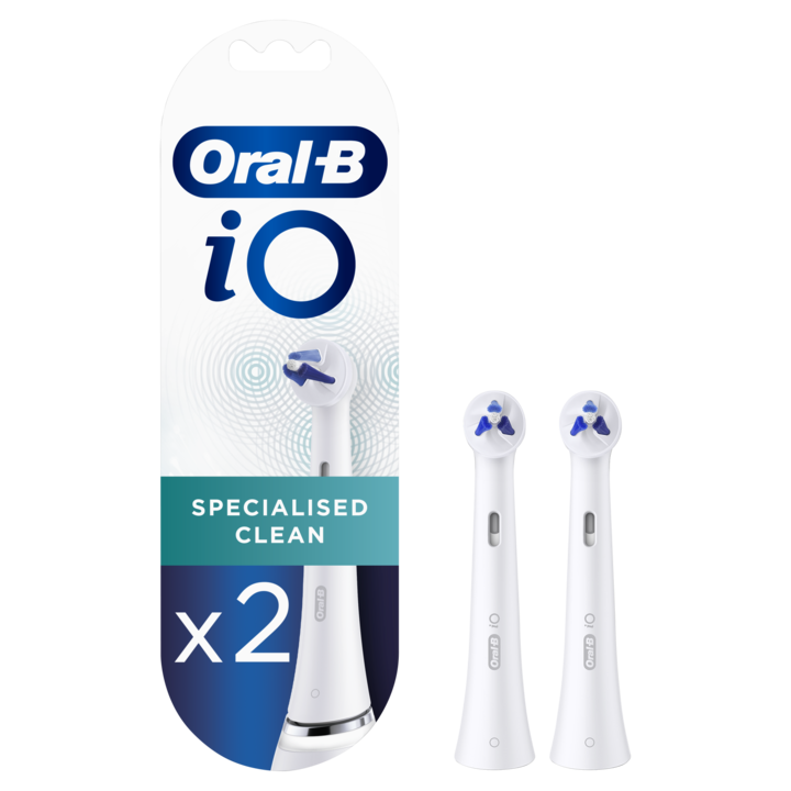 Rezerve periuta de dinti electrica Oral-B iO Specialised Clean, compatibile doar cu seria iO, 2 buc, Alb