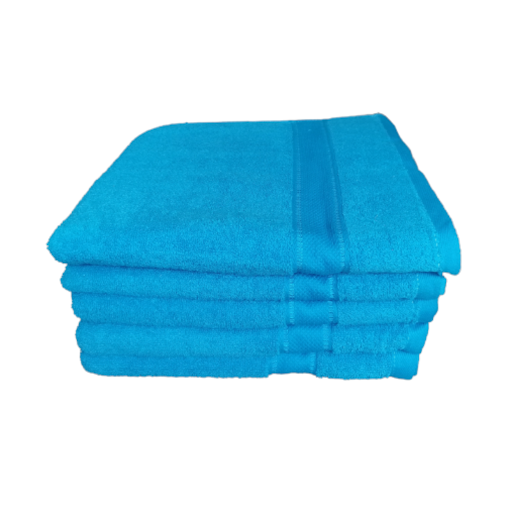 Кърпи, 5х, тюркоазени 70х140 см - MS-567